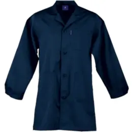 Barron Poly Cotton Dust Coat Dark Navy